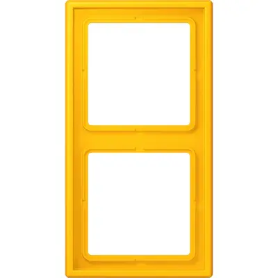 JUNG afdekraam 2-voudig Les Couleurs le jaune vif 263 (LC 982 263)