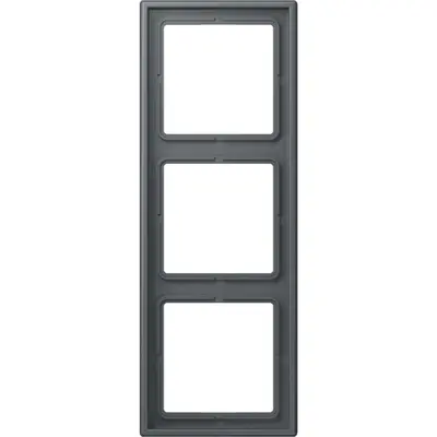 JUNG afdekraam 3-voudig Les Couleurs gris fonce 31 202 (LC 983 202)
