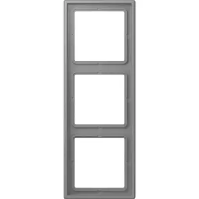 JUNG afdekraam 3-voudig Les Couleurs gris 31 203 (LC 983 203)