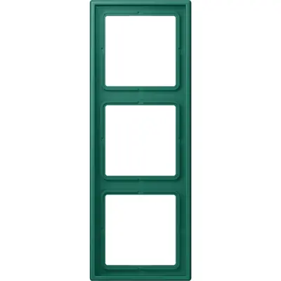 JUNG afdekraam 3-voudig Les Couleurs vert anglais 216 (LC 983 216)
