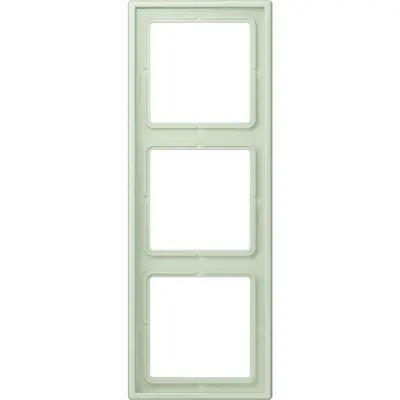 JUNG afdekraam 3-voudig Les Couleurs vert anglais pale 218 (LC 983 218)