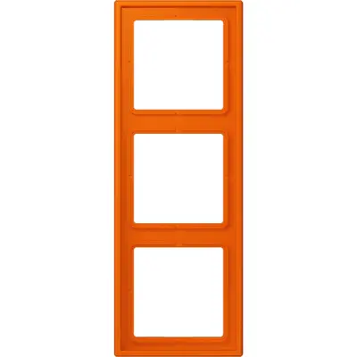 JUNG afdekraam 3-voudig Les Couleurs orange 224 (LC 983 224)