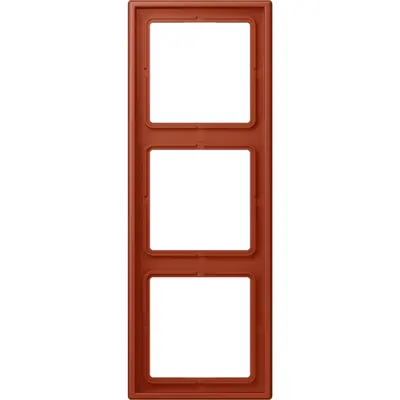 JUNG afdekraam 3-voudig Les Couleurs l'ocre rouge 232 (LC 983 232)