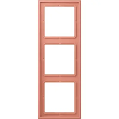 JUNG afdekraam 3-voudig Les Couleurs l'ocre rouge moyen 233 (LC 983 233)