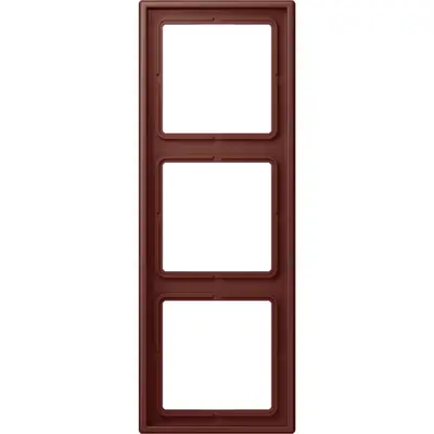 JUNG afdekraam 3-voudig Les Couleurs sienne brulee 31 235 (LC 983 235)