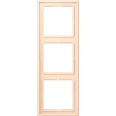 JUNG afdekraam 3-voudig Les Couleurs terre sienne pale 238 (LC 983 238)