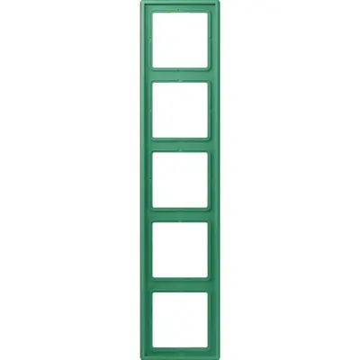 JUNG afdekraam 5-voudig Les Couleurs vert 59 250 (LC 985 250)