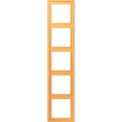 JUNG afdekraam 5-voudig Les Couleurs ocre jaune clair 254 (LC 985 254)