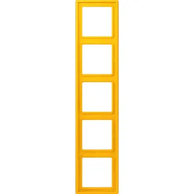 JUNG afdekraam 5-voudig Les Couleurs le jaune vif 263 (LC 985 263)