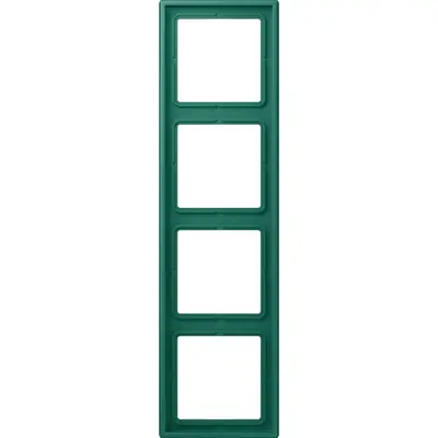 JUNG afdekraam 4-voudig Les Couleurs vert anglais 216 (LC 984 216)