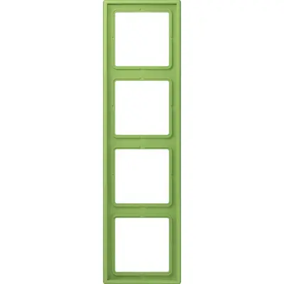 JUNG afdekraam 4-voudig Les Couleurs vert 31 220 (LC 984 220)