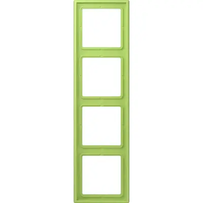 JUNG afdekraam 4-voudig Les Couleurs vert clair 221 (LC 984 221)