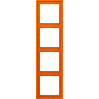 JUNG afdekraam 4-voudig Les Couleurs orange 224 (LC 984 224)