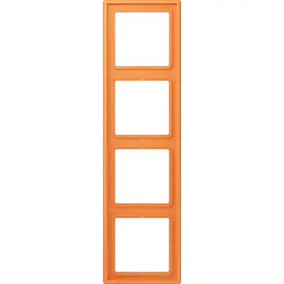JUNG afdekraam 4-voudig Les Couleurs orange clair 225 (LC 984 225)