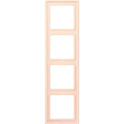 JUNG afdekraam 4-voudig Les Couleurs orange pale 226 (LC 984 226)