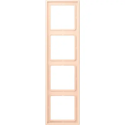 JUNG afdekraam 4-voudig Les Couleurs rose pale 228 (LC 984 228)