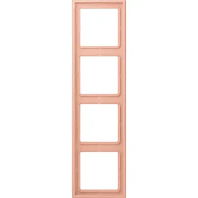 JUNG afdekraam 4-voudig Les Couleurs rose clair 231 (LC 984 231)