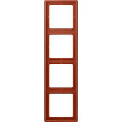 JUNG afdekraam 4-voudig Les Couleurs l'ocre rouge 232 (LC 984 232)