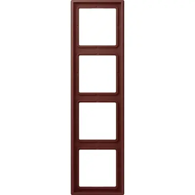 JUNG afdekraam 4-voudig Les Couleurs sienne brulee 31 235 (LC 984 235)