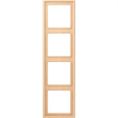 JUNG afdekraam 4-voudig Les Couleurs terre sienne claire 31 237 (LC 984 237)