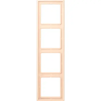 JUNG afdekraam 4-voudig Les Couleurs terre sienne pale 238 (LC 984 238)