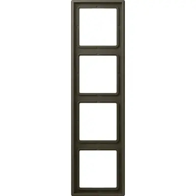 JUNG afdekraam 4-voudig Les Couleurs ombre naturelle 31 241 (LC 984 241)