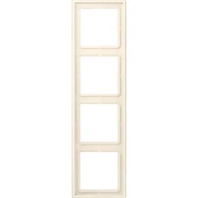 JUNG afdekraam 4-voudig Les Couleurs blanc ivoire 245 (LC 984 245)