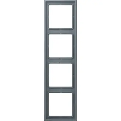 JUNG afdekraam 4-voudig Les Couleurs gris 59 251 (LC 984 251)