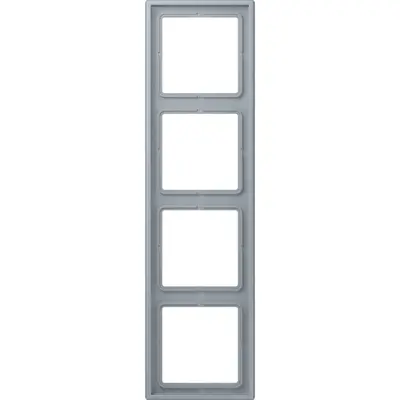 JUNG afdekraam 4-voudig Les Couleurs gris clair 59 257 (LC 984 257)