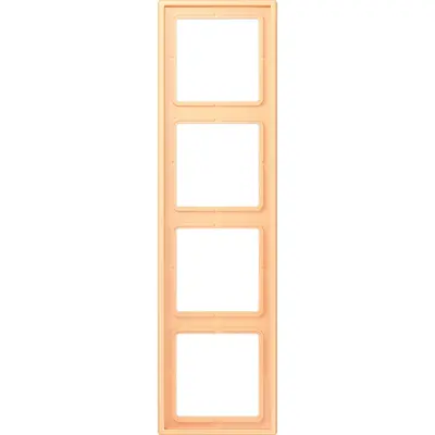 JUNG afdekraam 4-voudig Les Couleurs terre sienne clair 59 258 (LC 984 258)