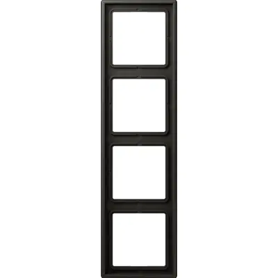 JUNG afdekraam 4-voudig Les Couleurs ombre naturelle 59 259 (LC 984 259)