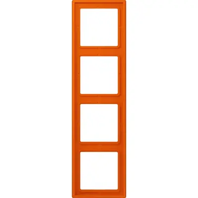 JUNG afdekraam 4-voudig Les Couleurs orange vif 260 (LC 984 260)