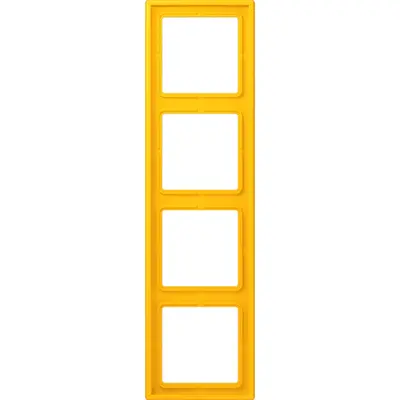 JUNG afdekraam 4-voudig Les Couleurs le jaune vif 263 (LC 984 263)