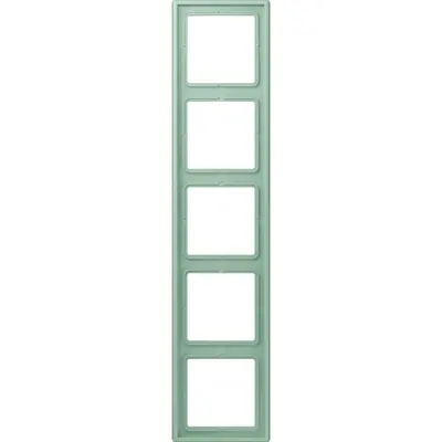 JUNG afdekraam 5-voudig Les Couleurs vert anglais 217 (LC 985 217)