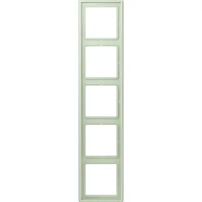 JUNG afdekraam 5-voudig Les Couleurs vert anglais pale 218 (LC 985 218)