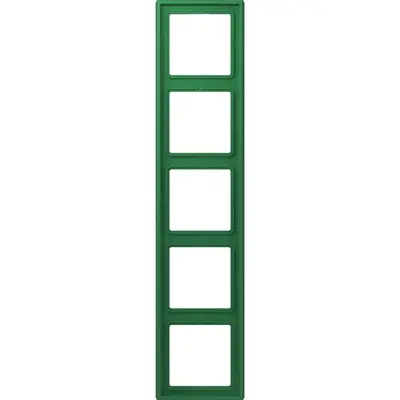 JUNG afdekraam 5-voudig Les Couleurs vert fonce 219 (LC 985 219)