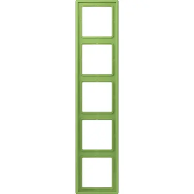 JUNG afdekraam 5-voudig Les Couleurs vert 31 220 (LC 985 220)