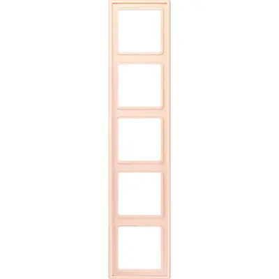 JUNG afdekraam 5-voudig Les Couleurs orange pale 226 (LC 985 226)