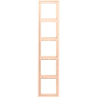JUNG afdekraam 5-voudig Les Couleurs rose pale 228 (LC 985 228)