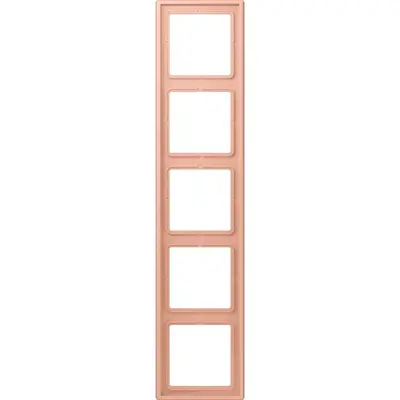 JUNG afdekraam 5-voudig Les Couleurs rose clair 231 (LC 985 231)