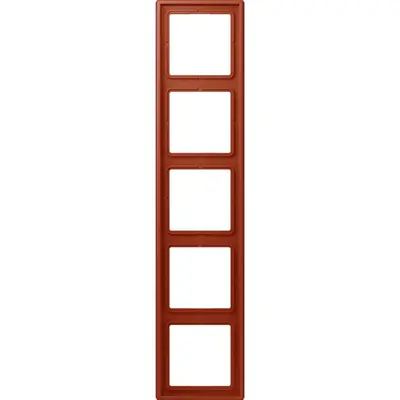 JUNG afdekraam 5-voudig Les Couleurs l'ocre rouge 232 (LC 985 232)