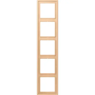 JUNG afdekraam 5-voudig Les Couleurs terre sienne claire 31 237 (LC 985 237)