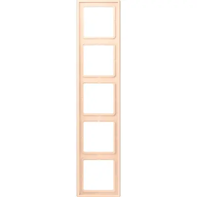 JUNG afdekraam 5-voudig Les Couleurs terre sienne pale 238 (LC 985 238)