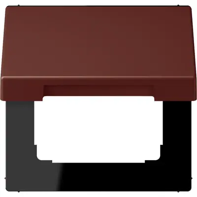 JUNG klapdeksel voor wandcontactdoos met 50x50 afdekking Les Couleurs terre sienne brulee 31 235 (LC 990 BFKL 235)