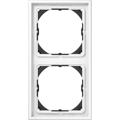 JUNG afdekraam 2-voudig 28mm opbouwhoogte LS990 alpine wit (LS 982 HBF WW)