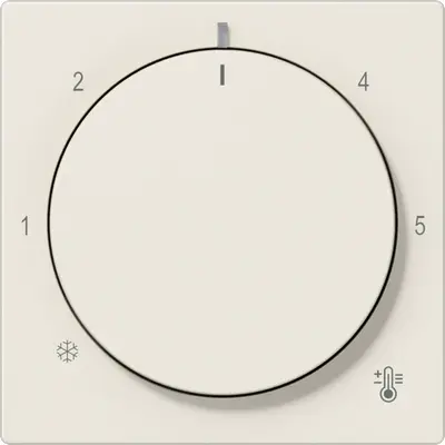 JUNG knop voor ruimtethermostaat A-range creme (A 1749 BF)