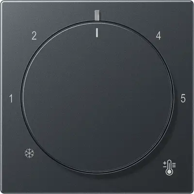 JUNG knop voor ruimtethermostaat A-range antraciet mat (A 1749 BF ANM)