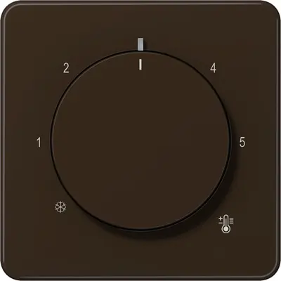JUNG knop voor ruimtethermostaat CD500 bruin (CD 1749 BF BR)