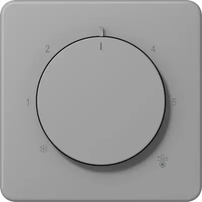 JUNG knop voor ruimtethermostaat CD500 grijs (CD 1749 BF GR)