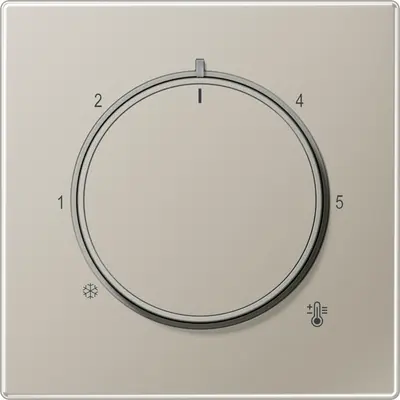 JUNG knop voor ruimtethermostaat LS990 edelstaal (ES 1749)